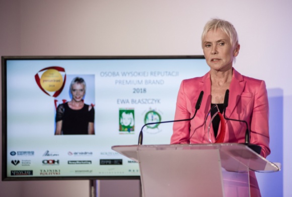 Ewa Błaszczyk Osobą Wysokiej Reputacji Premium Brand 2018